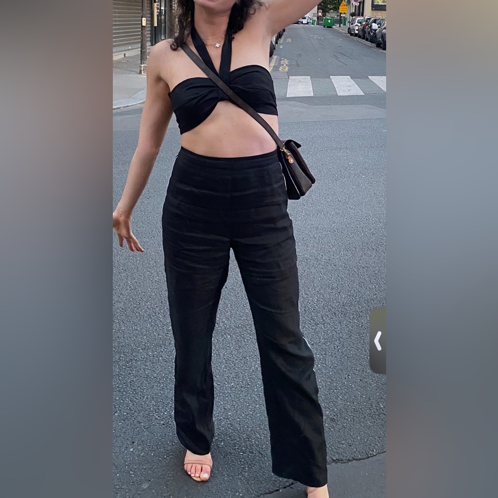 DISSH Black linen set